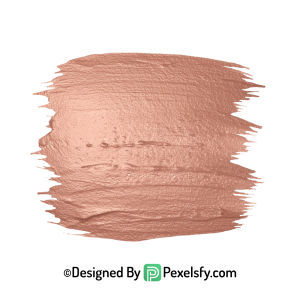 Rose Gold Paint Brush PNG Isolated, transparent