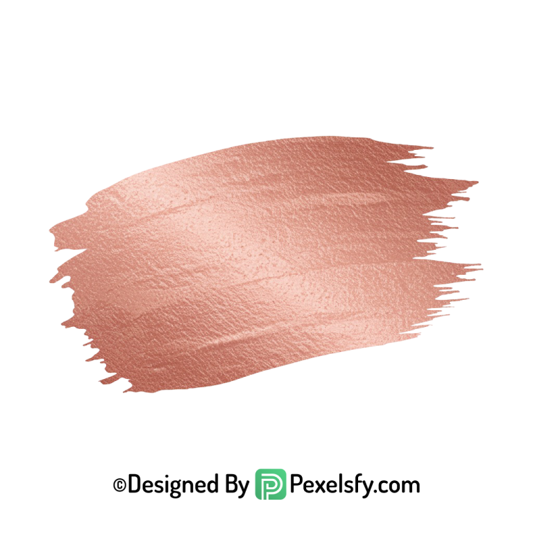 Rose Gold Paint Brush PNG Transparent, transparent