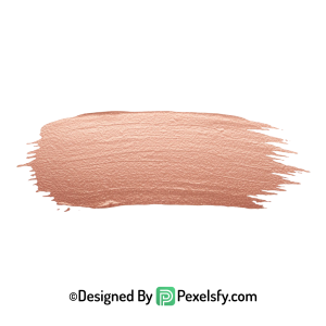 Rose Gold Paint Brush PNG Overlay, transparent