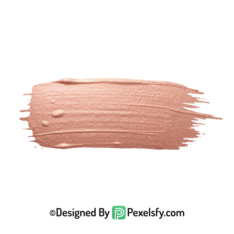 Rose Gold Paint Brush PNG Background, transparent