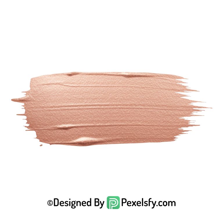 Rose Gold Paint Brush PNG Vector, transparent