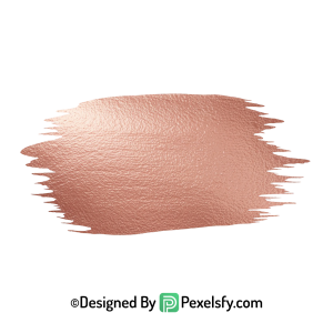 Rose Gold Paint Brush PNG Style, transparent