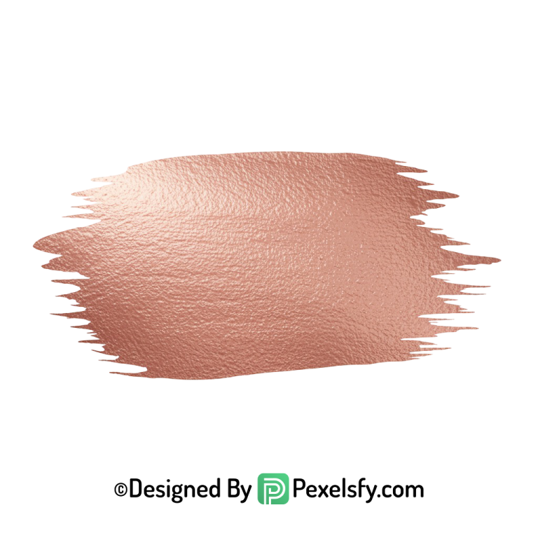 Rose Gold Paint Brush PNG Style, transparent
