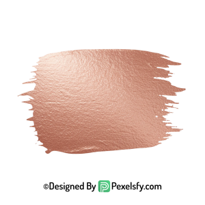 Rose Gold Paint Brush PNG Texture, transparent