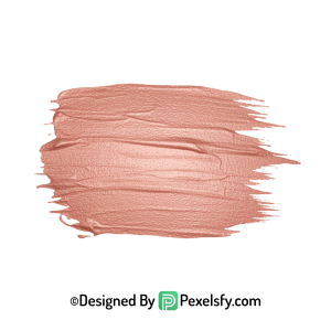 Rose Gold Paint Brush PNG Element, transparent