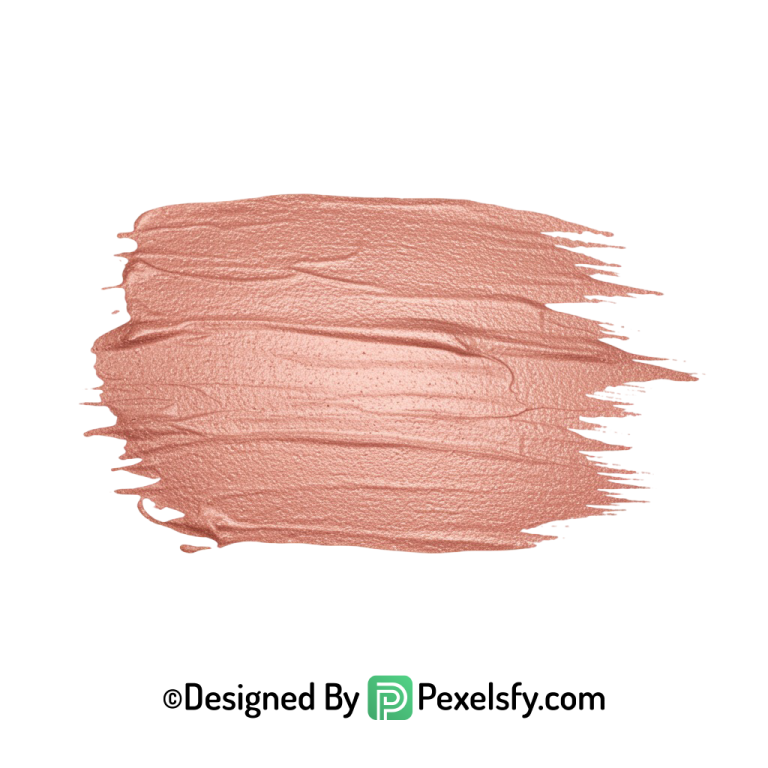 Rose Gold Paint Brush PNG Element, transparent