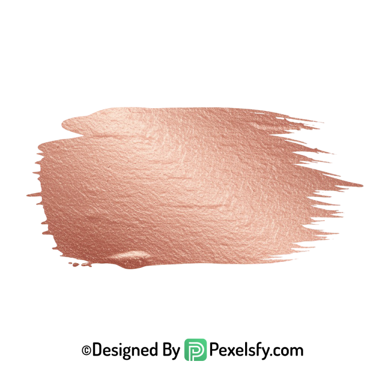 Rose Gold Paint Brush PNG Brush Art,