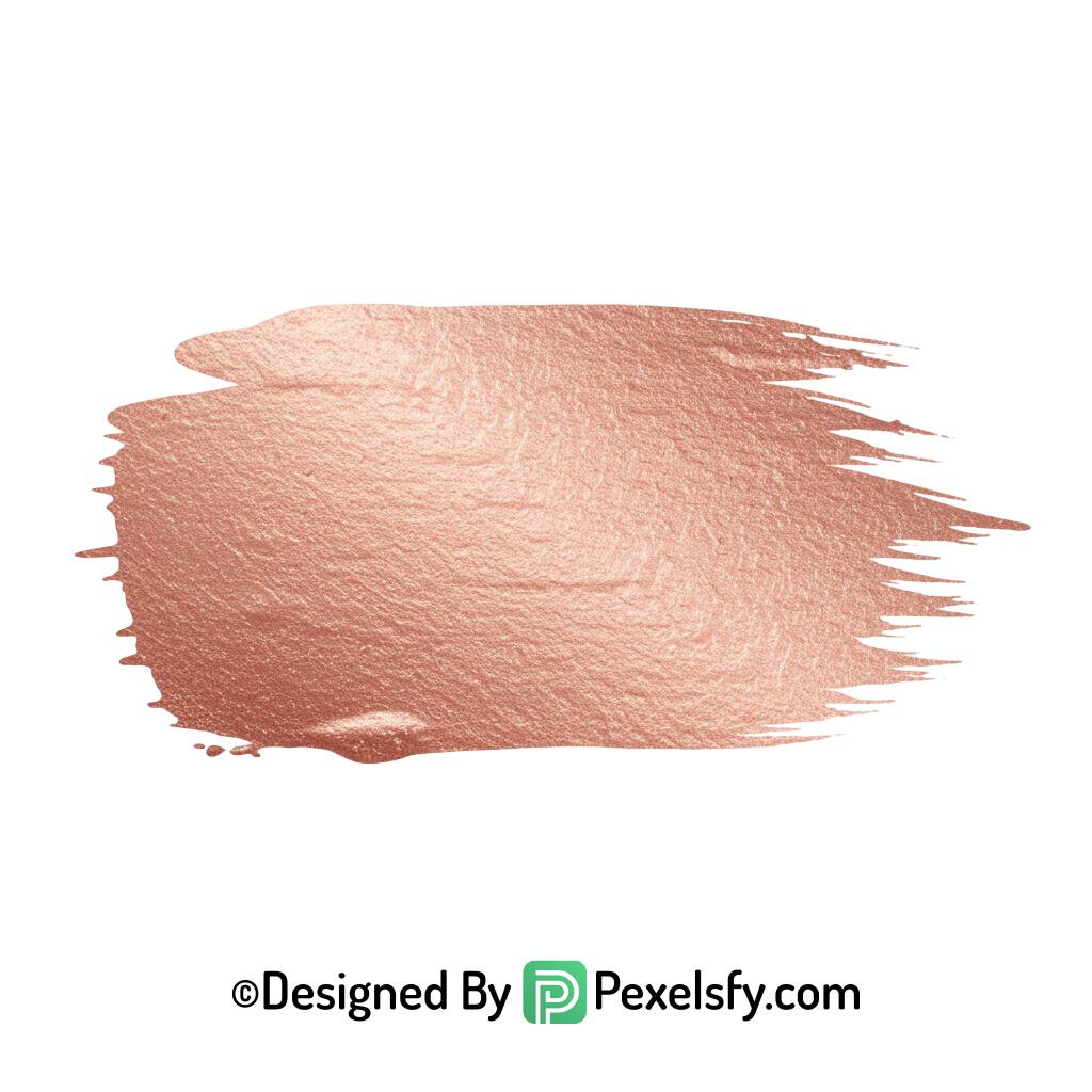 Rose Gold Paint Brush PNG Brush Art,