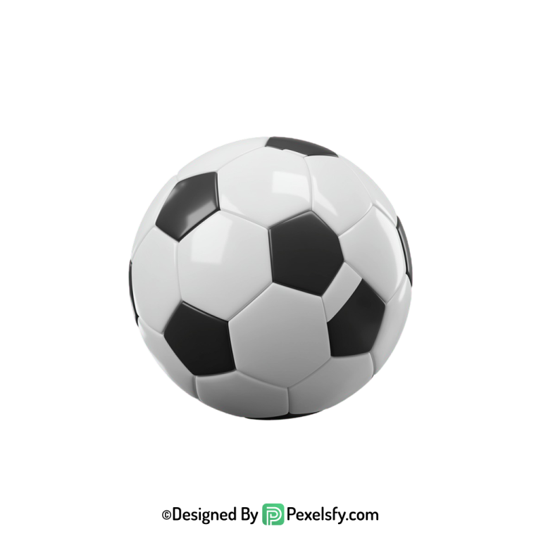 Soccer PNG Image with Highlights, football transparent
