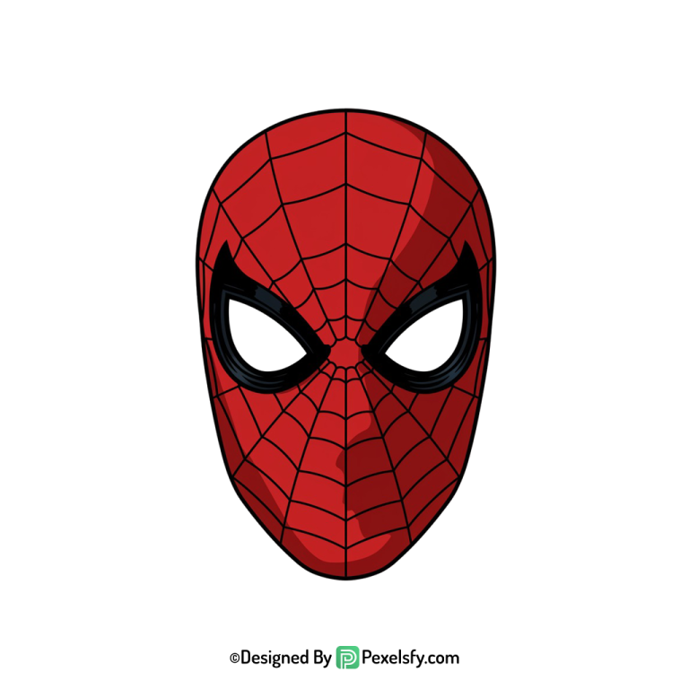Spider Man Face Mask PNG Side Angle,transparent