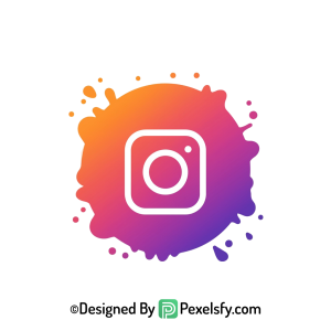 Splash Instagram Logo PNG Vector Format transparent