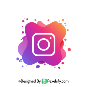 Splash Instagram Logo PNG Artistic Design transparent