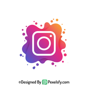 Editable Splash Instagram Logo PNG Resource transparent