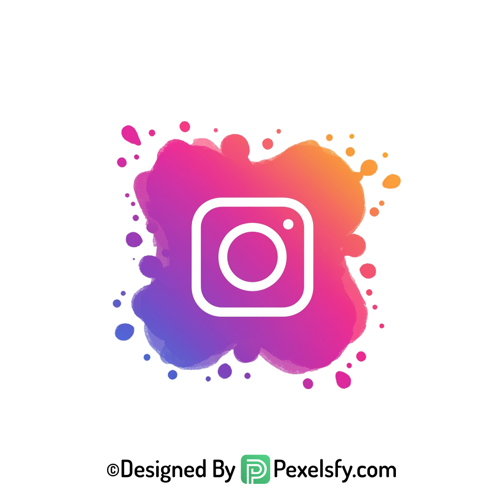 Splash Instagram Logo PNG High Quality transparent