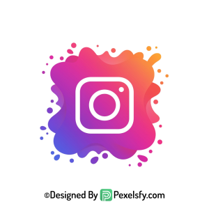 Splash Instagram Logo PNG Transparent Overlay transparent