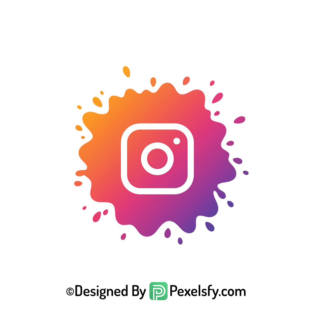 Insta Splash Logo PNG for Design transparent