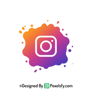 Instagram Logo PNG with Splash Effect transparent
