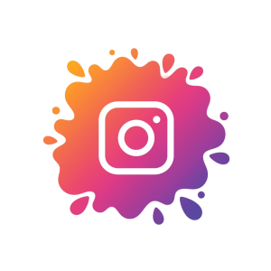Eid Design with Instagram Splash PNG Logo,