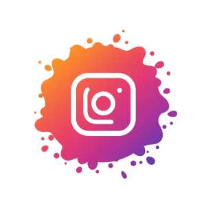 Minimal Instagram Splash PNG Logo, insta transparent