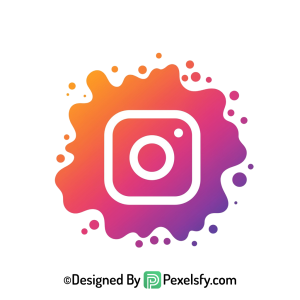 Instagram Branding Splash Logo PNG transparent background