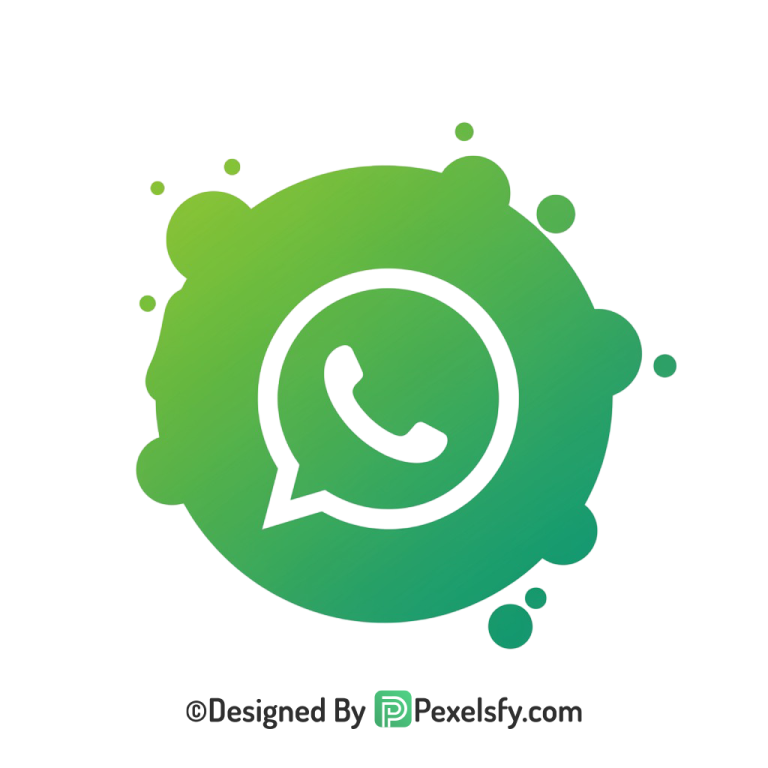 Splash WhatsApp Logo PNG for Designers
