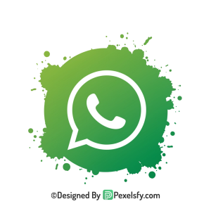 Splash WhatsApp Logo PNG with Shadow