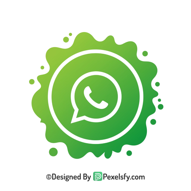 Isolated Splash WhatsApp Logo PNG