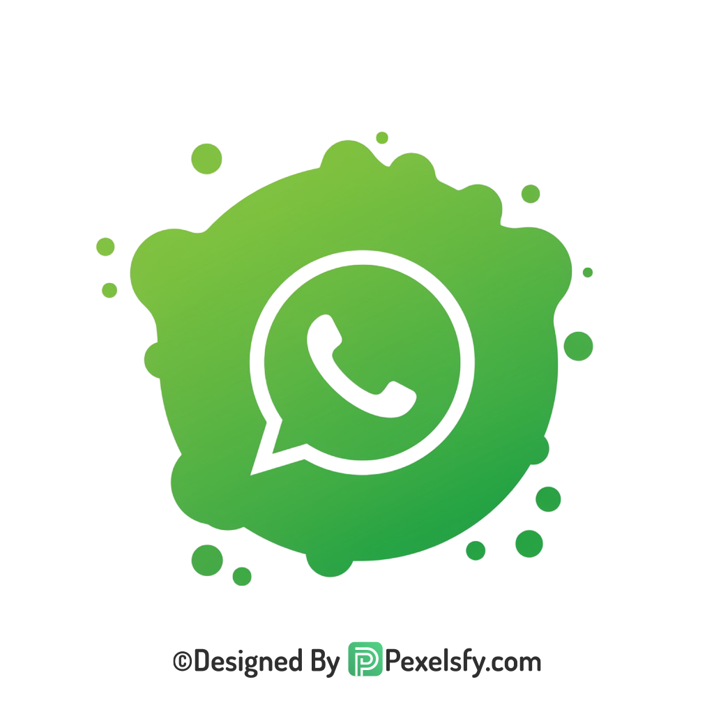 Colorful Splash WhatsApp Logo PNG