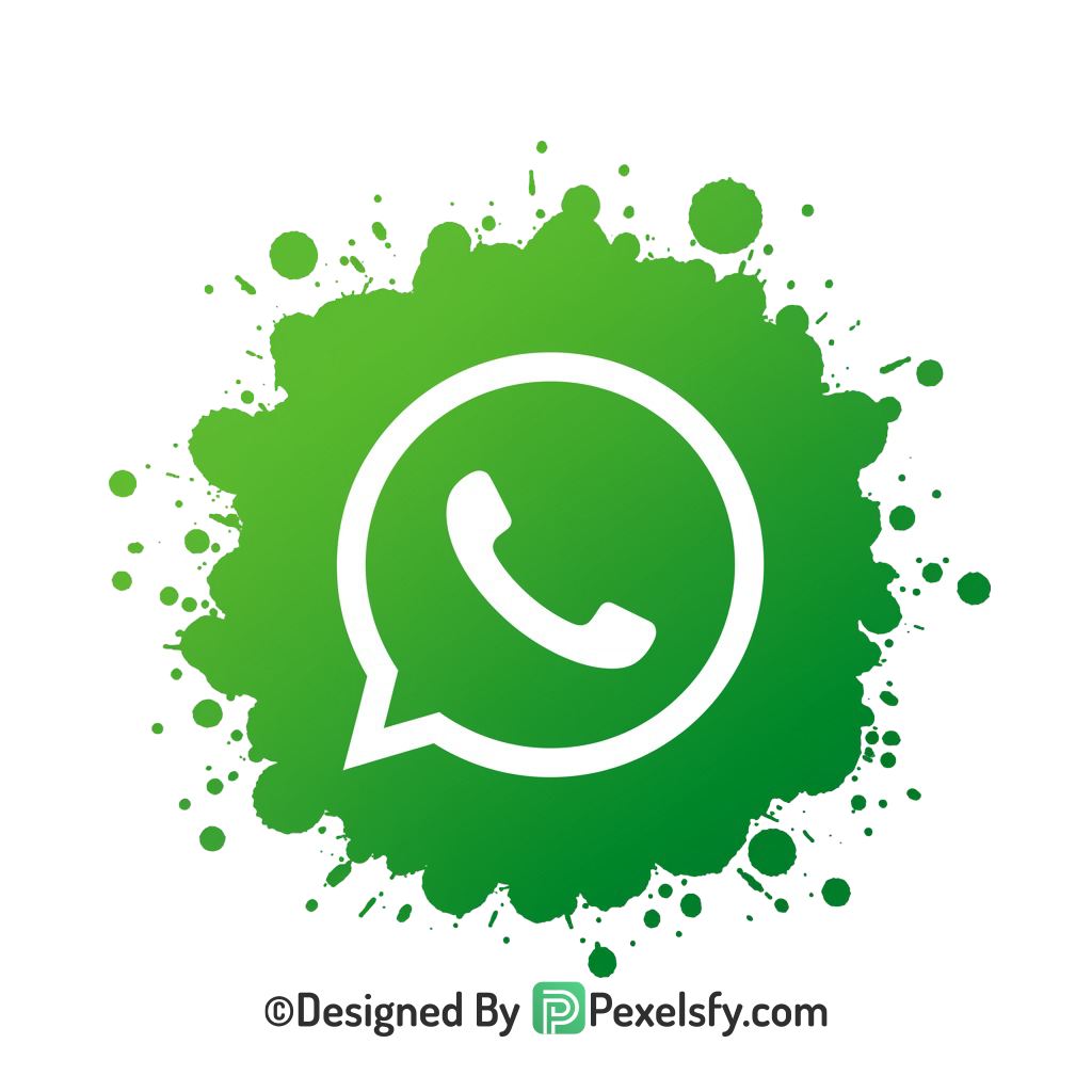 Splash WhatsApp Logo PNG on White