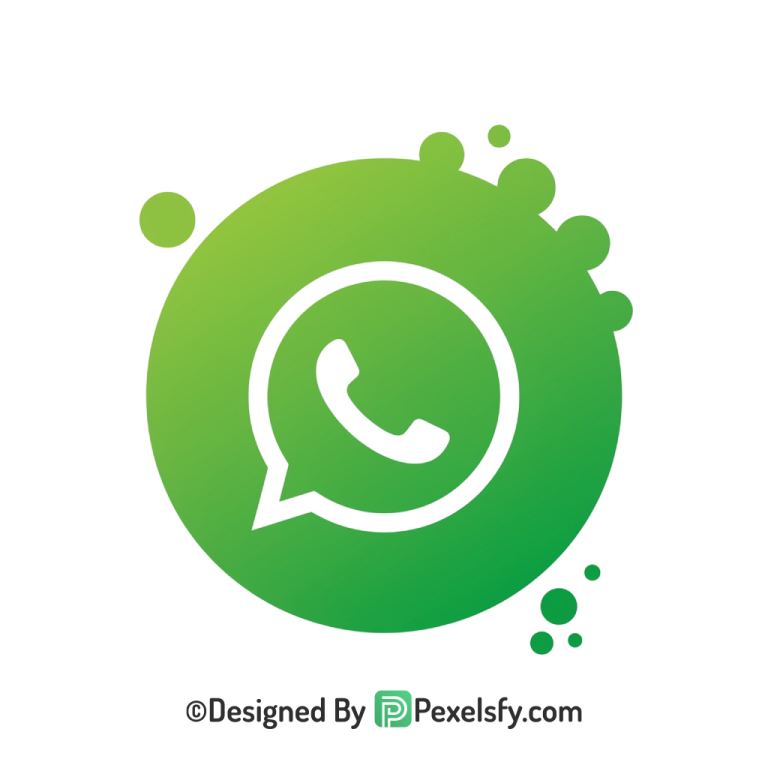 Flat Splash WhatsApp Logo PNG