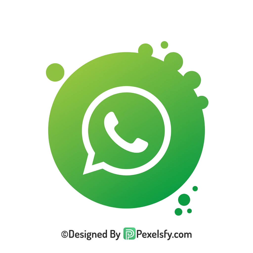 Flat Splash WhatsApp Logo PNG