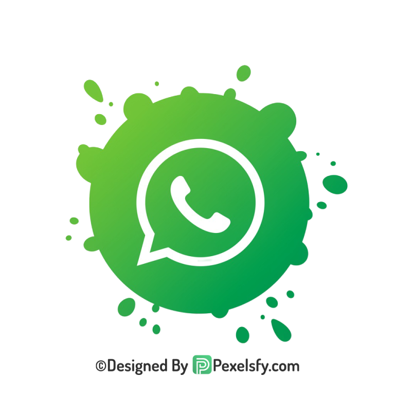 Splash WhatsApp Logo PNG Free Resource