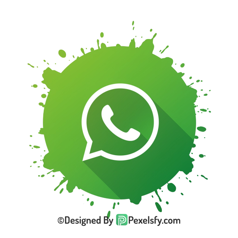 High-Quality Splash WhatsApp Logo PNG