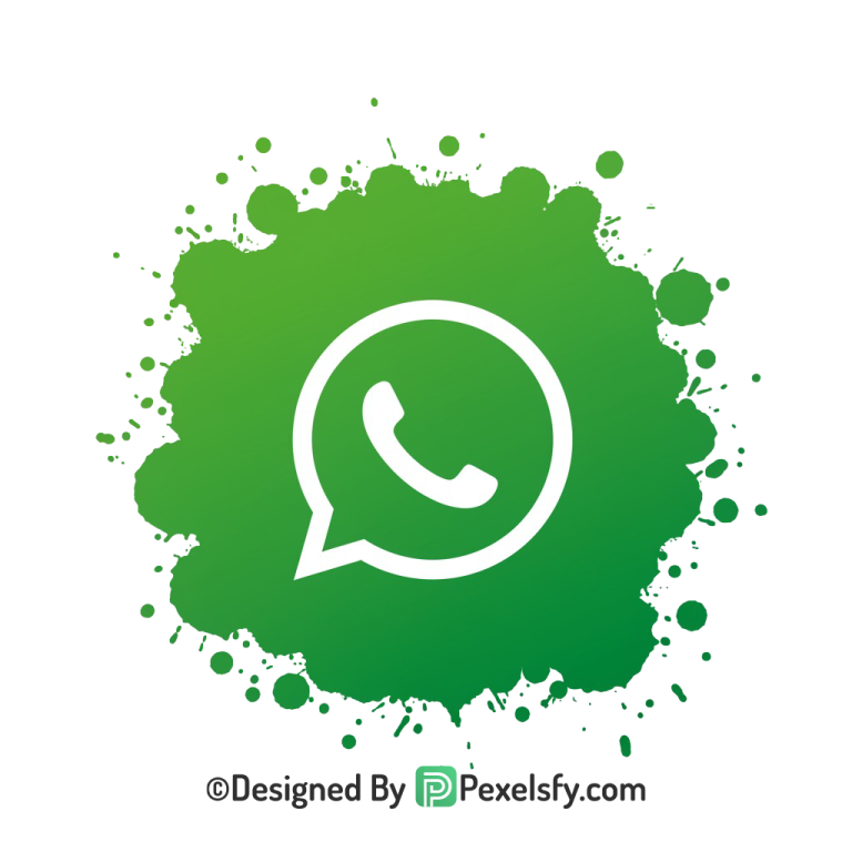 Transparent Splash WhatsApp Logo PNG Design