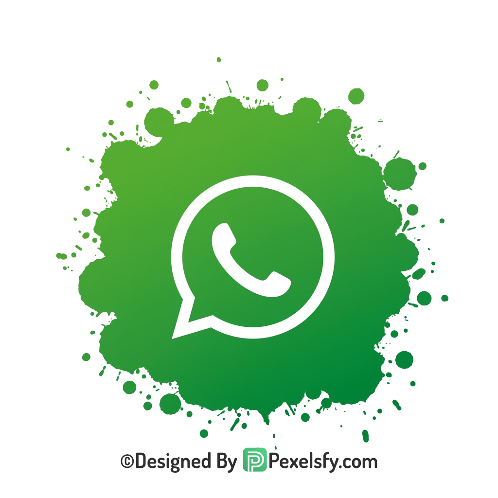 Transparent Splash WhatsApp Logo PNG Design