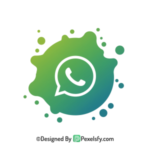 Editable Splash WhatsApp Logo PNG