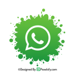 Professional Splash WhatsApp Logo PNG Design
