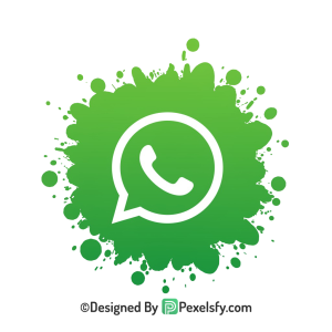 Professional Splash WhatsApp Logo PNG Design