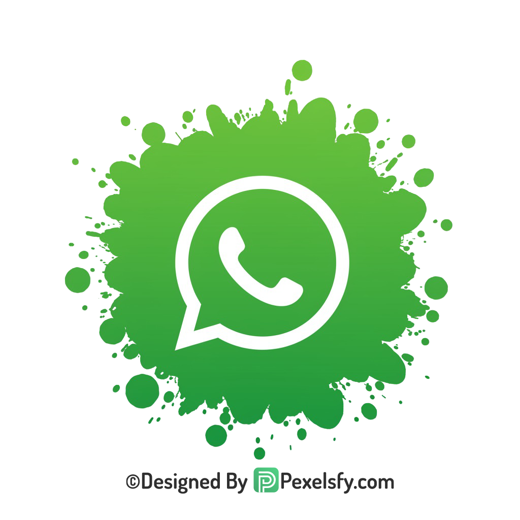 Professional Splash WhatsApp Logo PNG Design