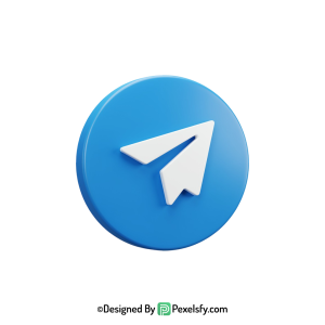 modern telegram logo png for UI, transparent