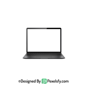 White Screen Laptop PNG High Resolution, transparent