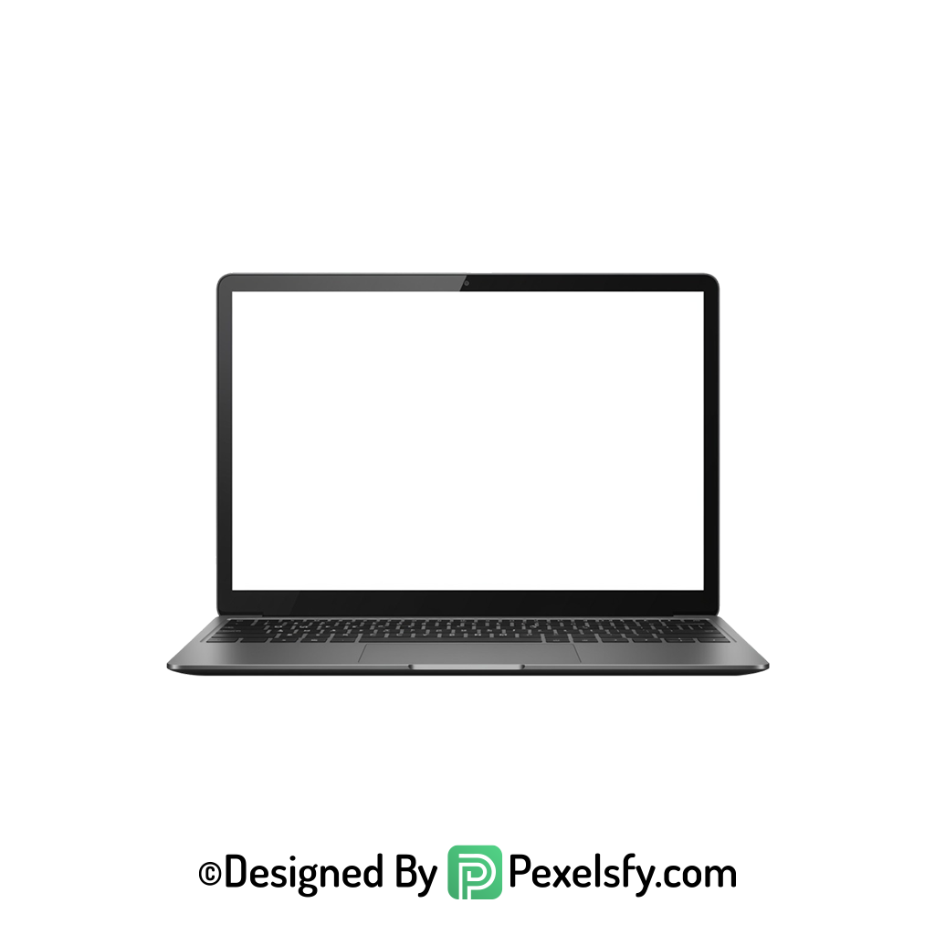 White Screen Laptop PNG Device Display, transparent