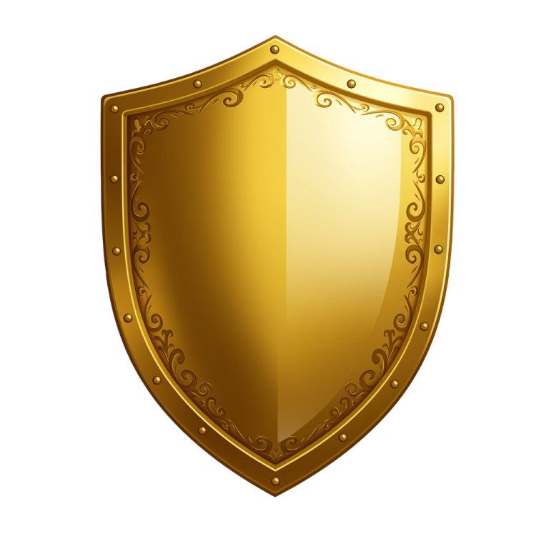 Golden Shield Png 1