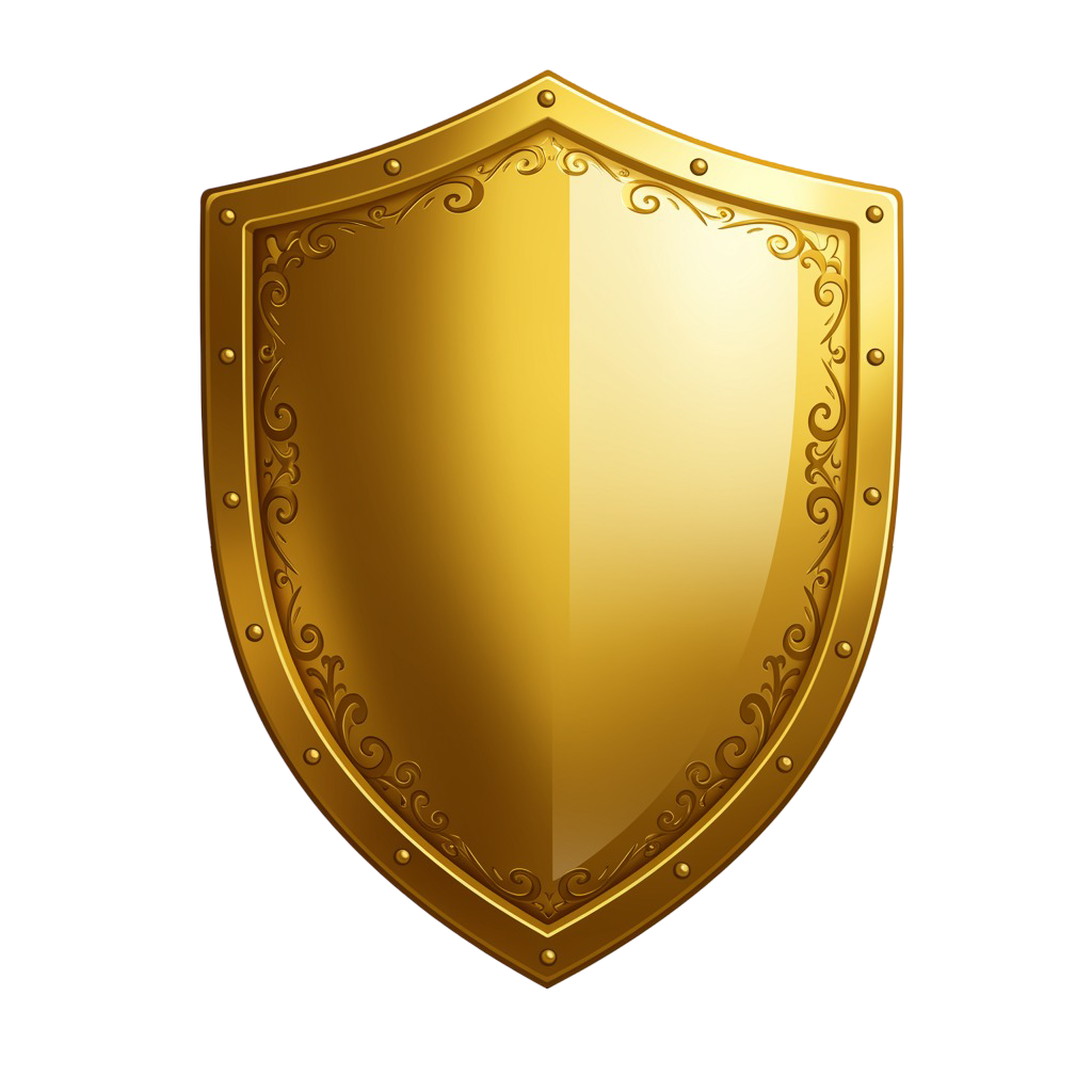 Golden Shield Png 1
