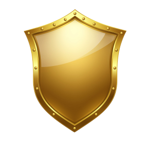 Golden Shield Png 10