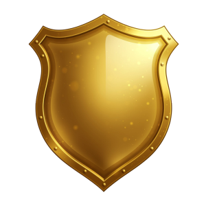 Golden Shield Png 16