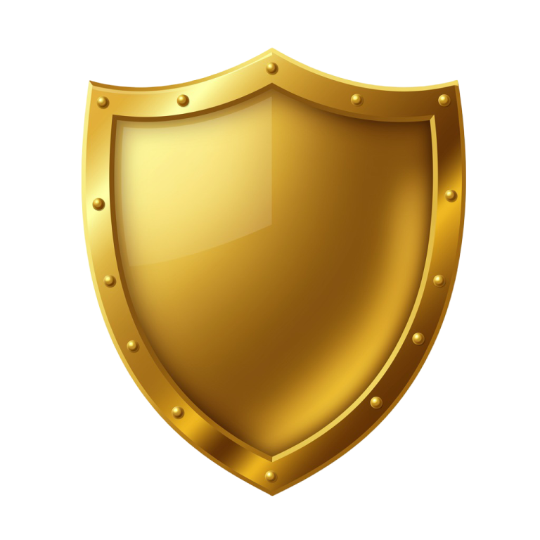 Golden Shield Png 18
