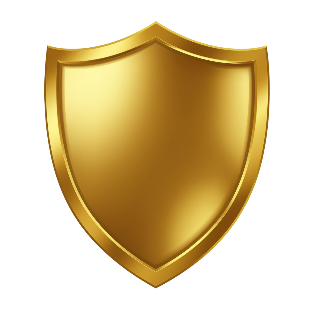 Golden Shield Png 21
