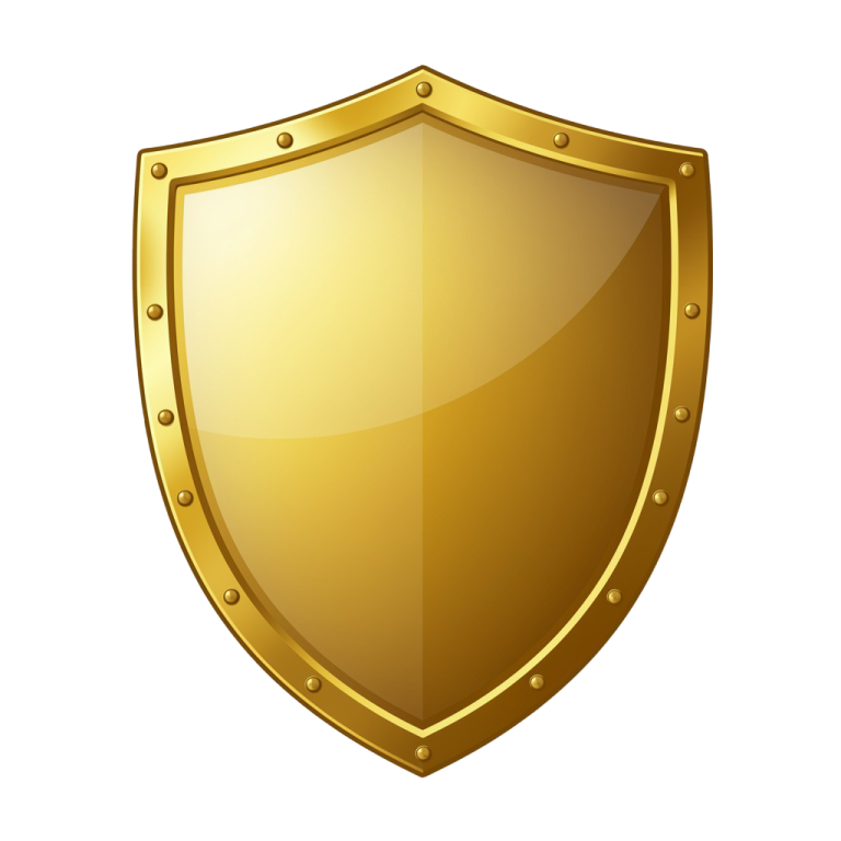 Golden Shield Png 23