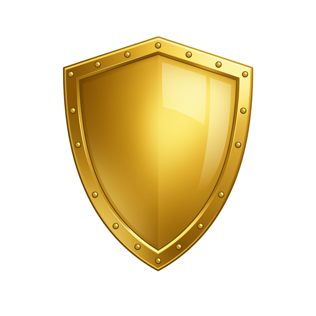 Golden Shield Png 25